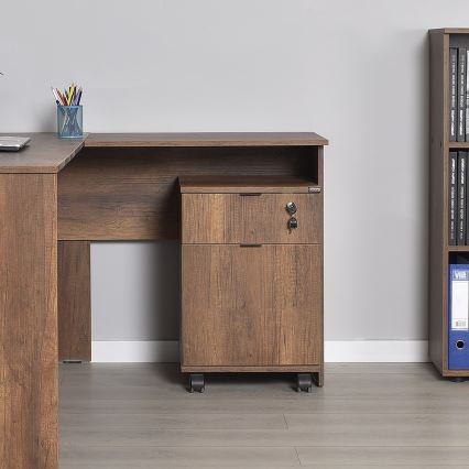 Bürocontainer 61x41 cm braun