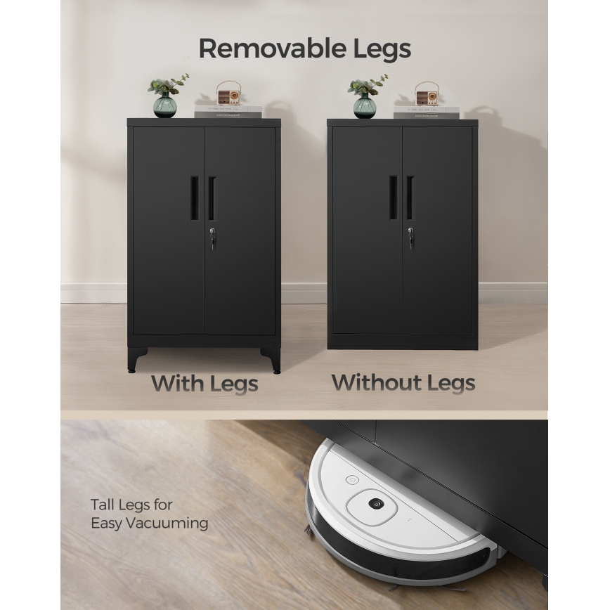 Büroschrank KAZE 60 x 40 cm schwarz