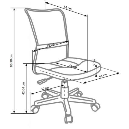 Bürostuhl FANA grau/schwarz