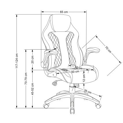 Bürostuhl HAME schwarz/grau