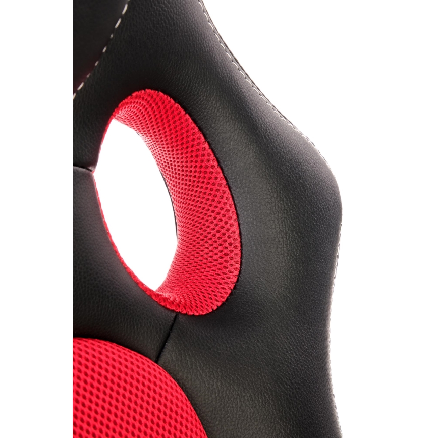 Bürostuhl KENU, schwarz/rot