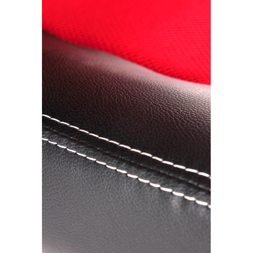 Bürostuhl KENU, schwarz/rot