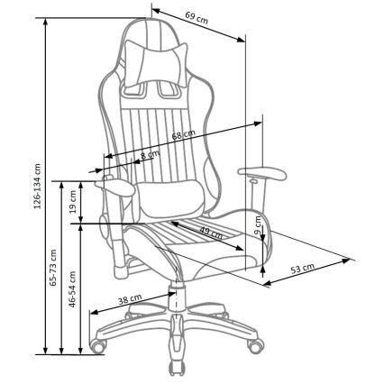 Bürostuhl ZENU – rot