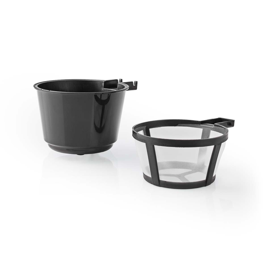 Butler - Ein-Tassen-Kaffeemaschine 0,4 l mit Timer und Reisebecher 750W/230V Edelstahl/schwarz