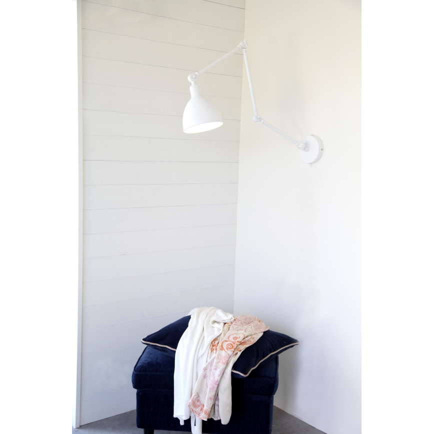 ByRydens - Wandleuchte BAZAR 1xE27/5W/230V weiß