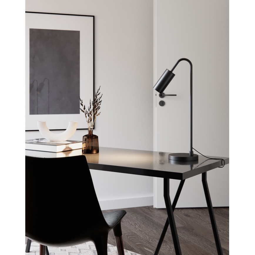 ByRydens - Tischleuchte CURVE 1xGU10/7W/230V schwarz