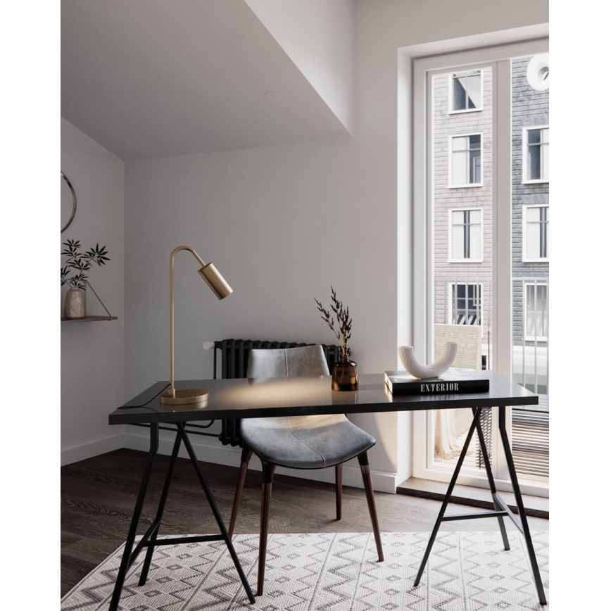 ByRydens - Tischleuchte CURVE 1xGU10/7W/230V goldfarben