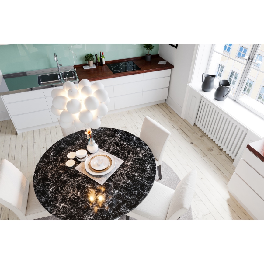 ByRydens - Hängeleuchte GROSS 8xG9/4W/230V weiß d 50 cm