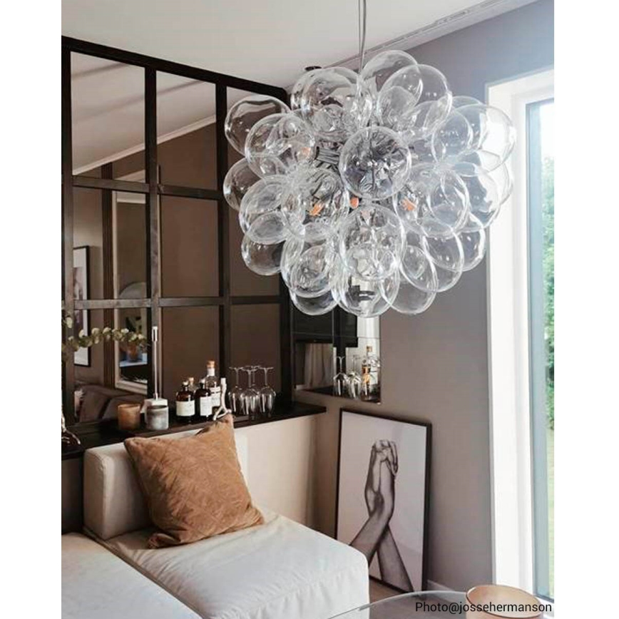 ByRydens - Hängeleuchte GROSS 8xG9/4W/230V klar d 50 cm