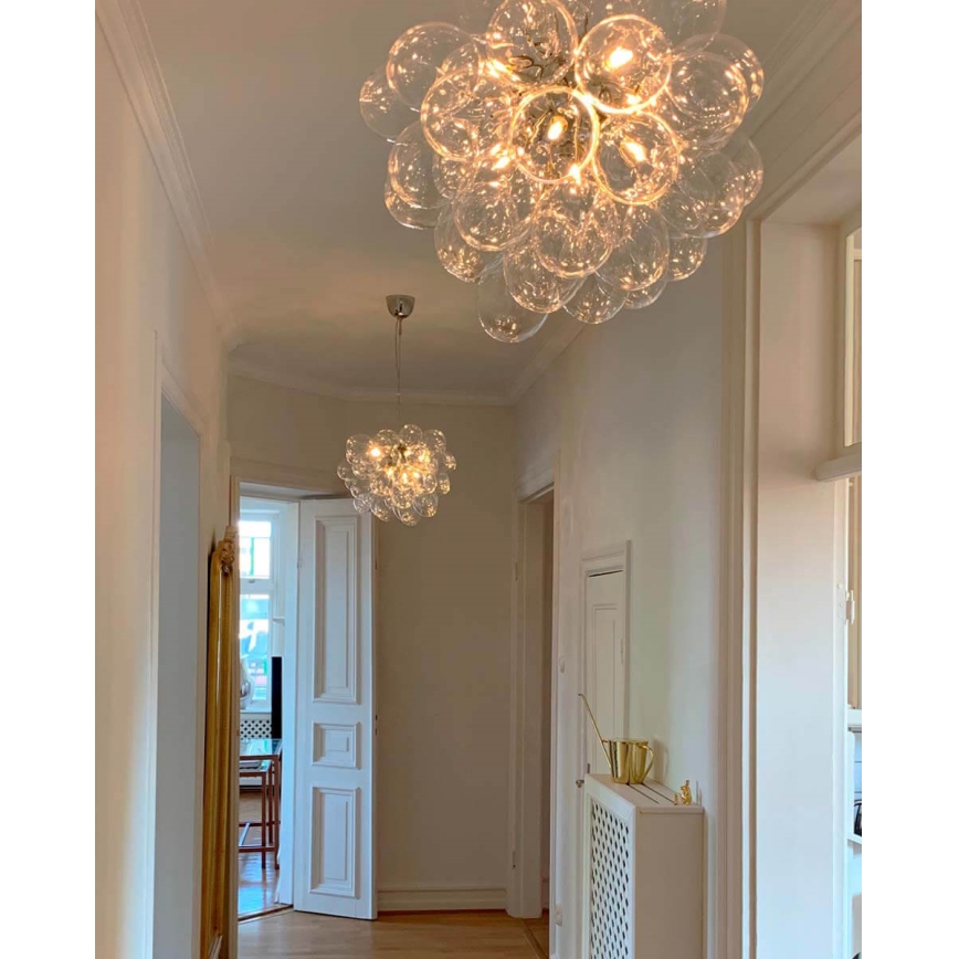 ByRydens - Hängeleuchte GROSS 8xG9/4W/230V klar d 50 cm