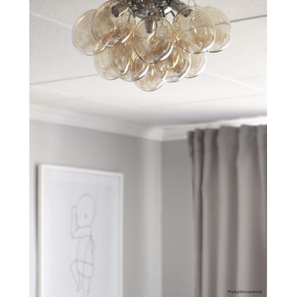 ByRydens - Deckenleuchte GRANDE 3xG9/4W/230V rauchig/braun d 30 cm