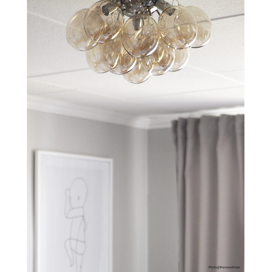 ByRydens - Deckenleuchte GRANDE 3xG9/4W/230V rauchig/braun d 30 cm