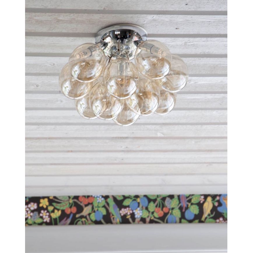 ByRydens - Deckenleuchte GRANDE 3xG9/4W/230V rauchig/braun d 30 cm