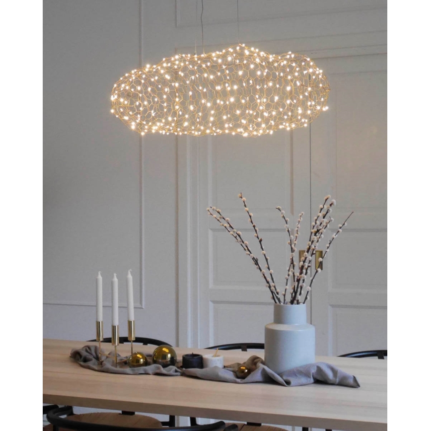 ByRydens - LED-Hängeleuchte HAYDEN LED/15W/230V golden