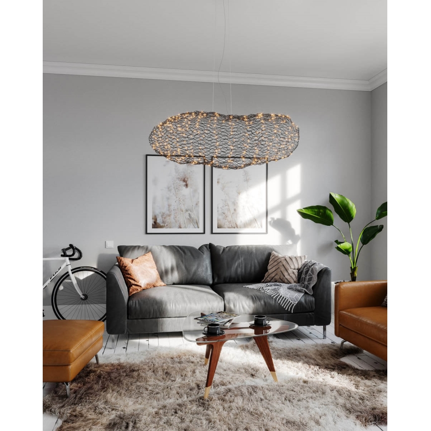 ByRydens - LED-Hängeleuchte HAYDEN LED/20W/230V schwarz