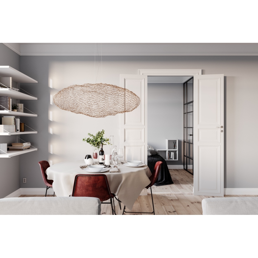 ByRydens - LED-Hängeleuchte HAYDEN LED/20W/230V golden