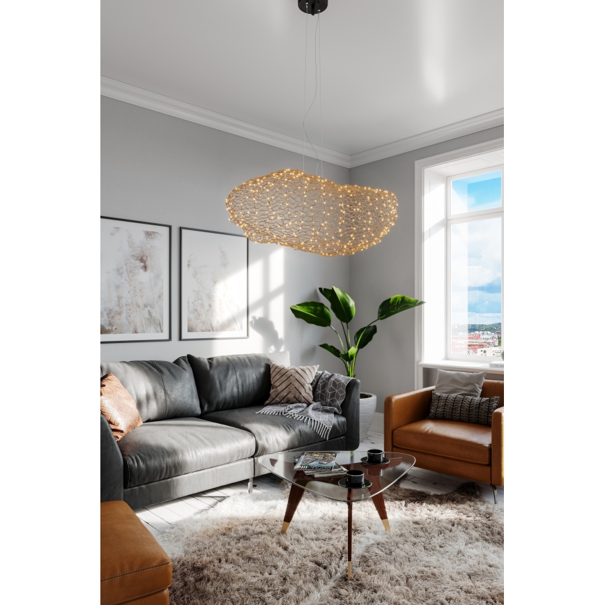 ByRydens - LED-Hängeleuchte HAYDEN LED/20W/230V golden