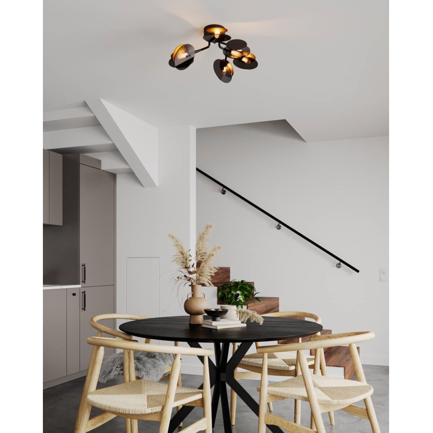 ByRydens - Anbauleuchte TURNO 6xG9/4W/230V golden/schwarz