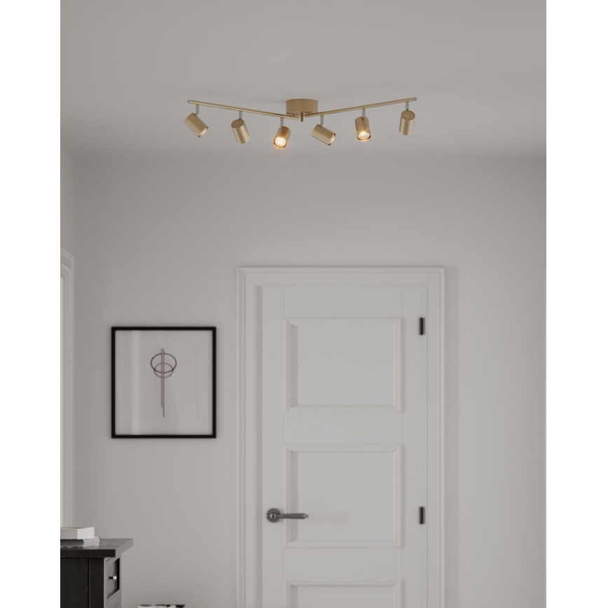 ByRydens - Strahler CORRECT 6xGU10/7W/230V golden