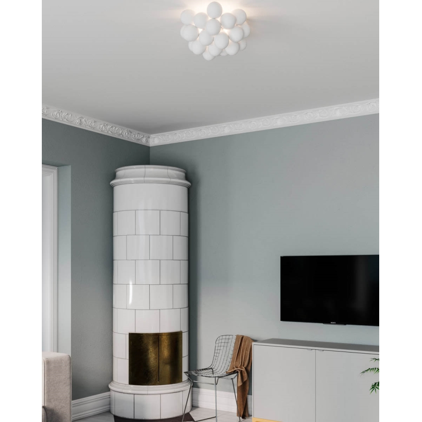 ByRydens - Deckenleuchte GROSS 6xG9/5W/230V weiß d 50 cm
