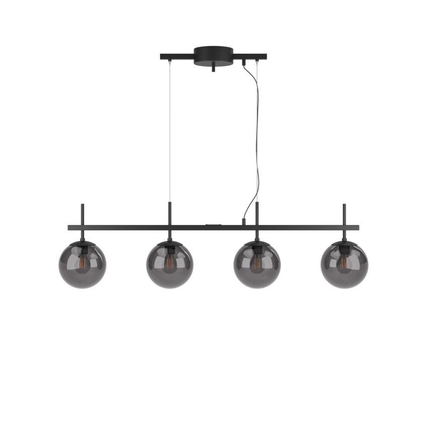 ByRydens - Pendelleuchte an Stahlseil BOYLE 4xE27/8W/230V