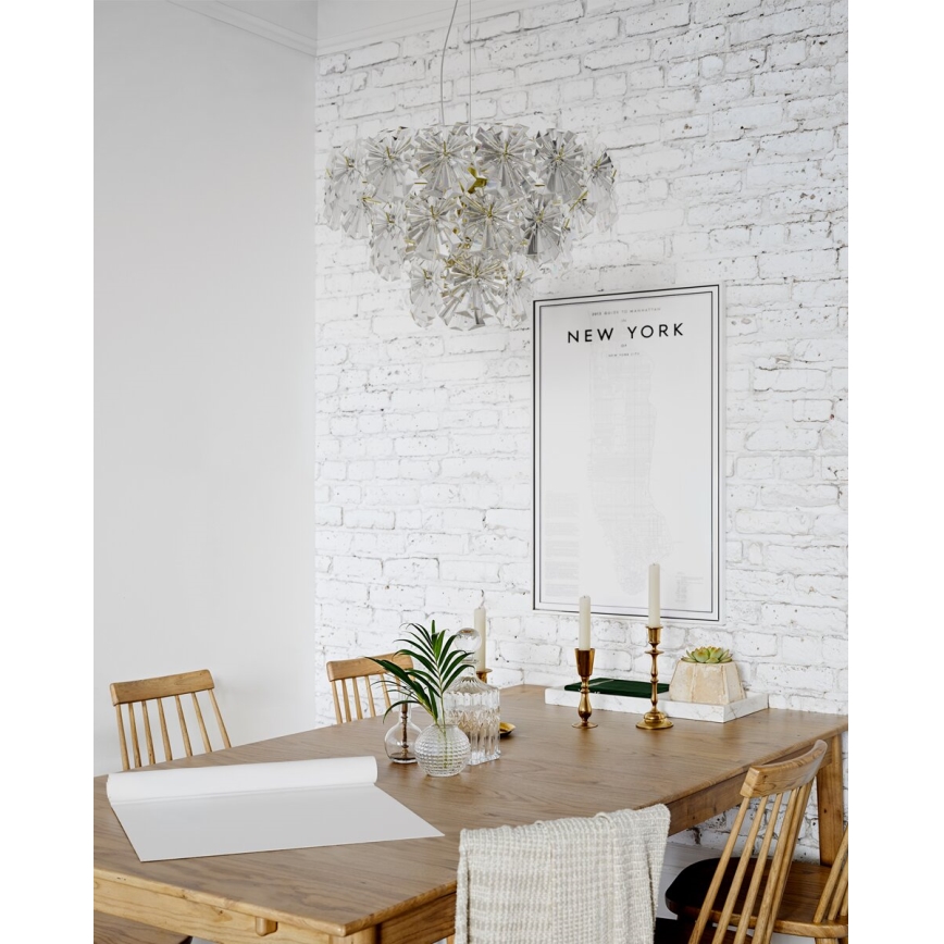 ByRydens - Kabel-Pendelleuchte LORRAINE 5xE14/8W/230V