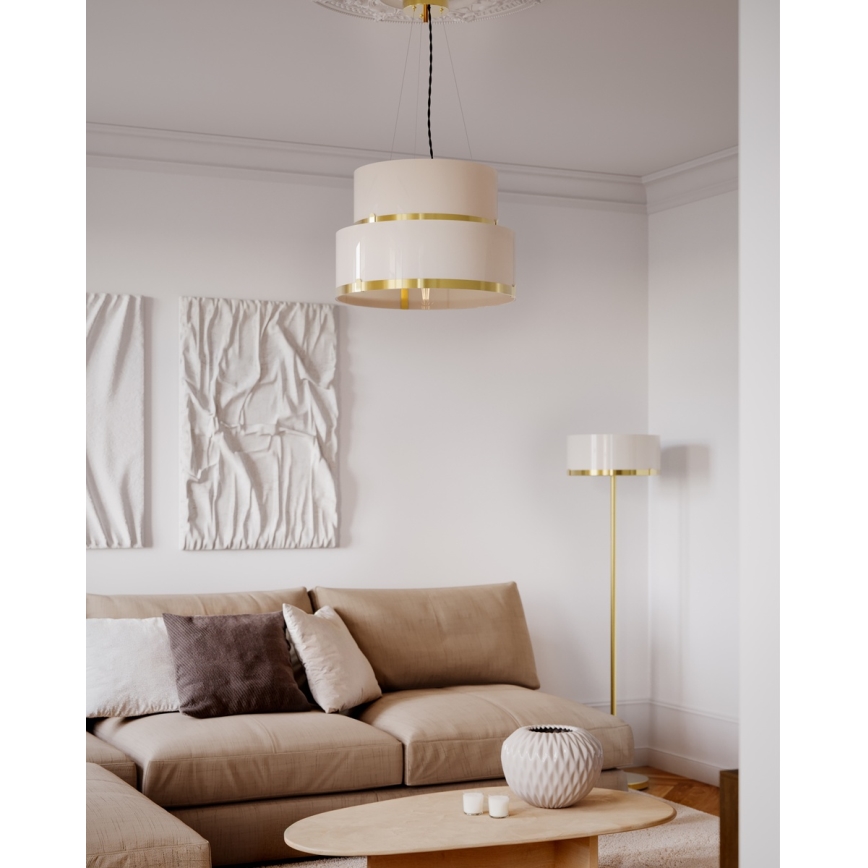 ByRydens - Pendelleuchte MARCEL mit Kabel 2xE27/8W/230V