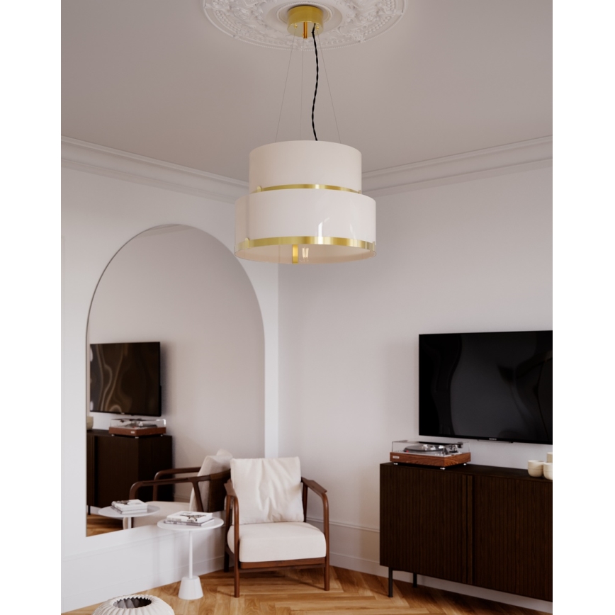 ByRydens - Pendelleuchte MARCEL mit Kabel 2xE27/8W/230V