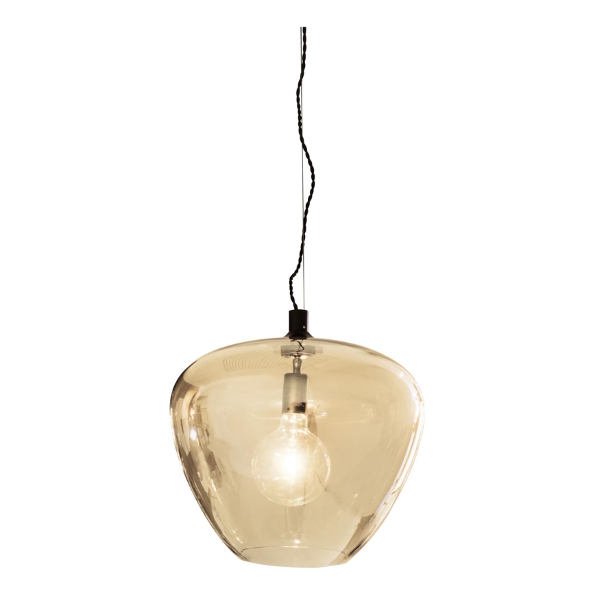 ByRydens - Hängeleuchte BELLISSIMO 1xE27/8W/230V rauchig/braun d 40 cm