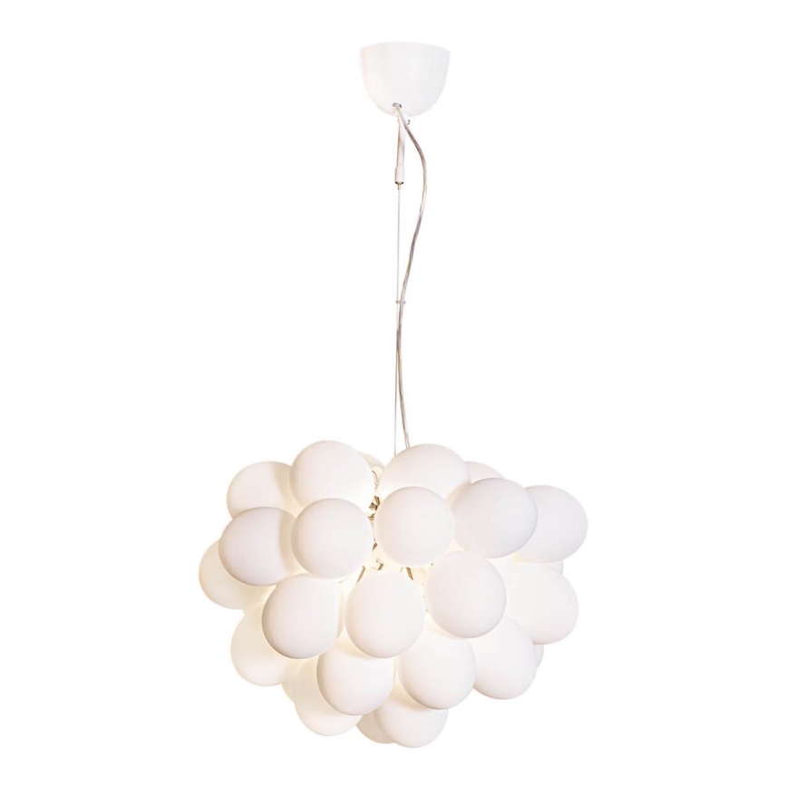 ByRydens - Hängeleuchte GROSS 8xG9/4W/230V weiß d 50 cm