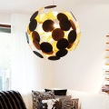ByRydens - Hängeleuchte PLANET 4xE14/5W/230V schwarz/golden d 50 cm