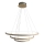 ByRydens - LED-Hängeleuchte TRIONE LED/45W/230V braun d 80 cm