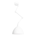 ByRydens - Pendelleuchte mit Stange BAZAR 1xE27/5W/230V weiß