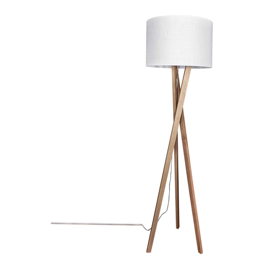 ByRydens - Stehleuchte VEGA 1xE27/5W/230V beige/weiß