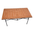Campingtisch mit rollbarer Platte 54x93 cm
