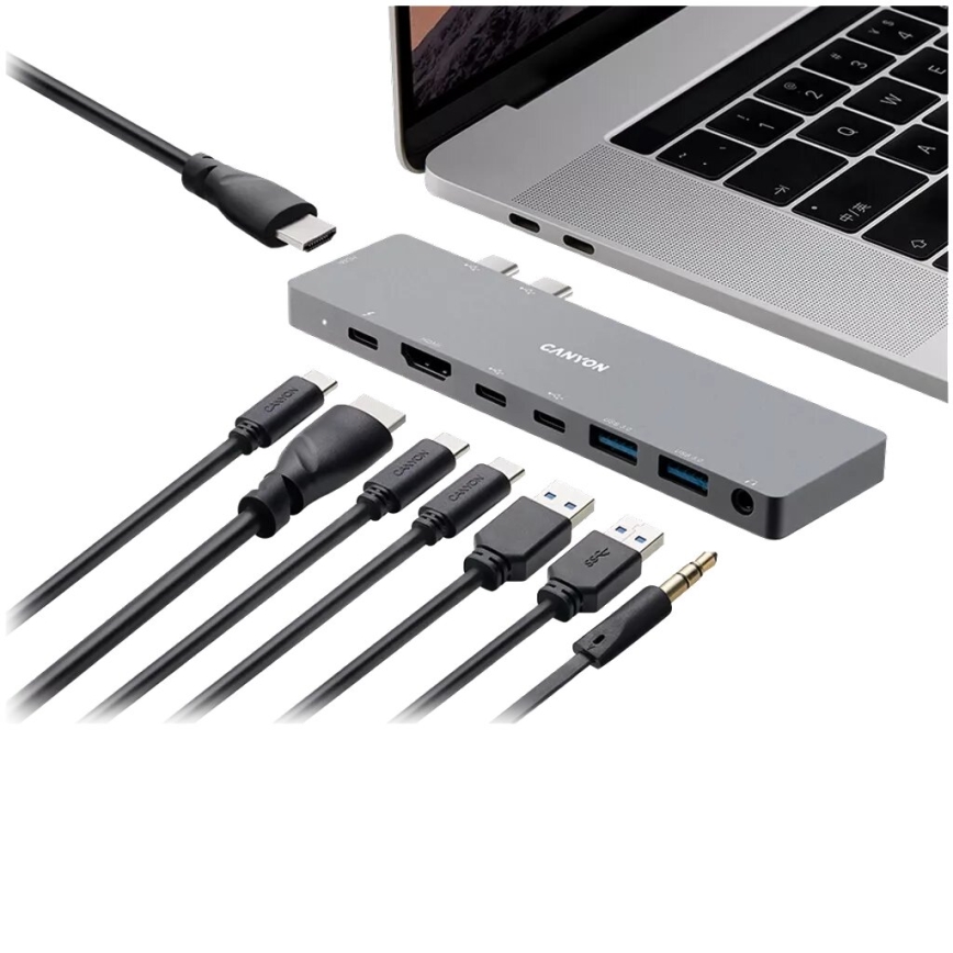 Canyon - Dockingstation Power Delivery für MacBook 8in1