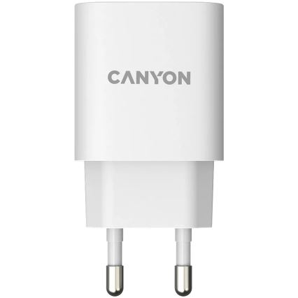 Canyon - Schnellladeadapter Power Delivery 20W USB-C + USB-A weiß