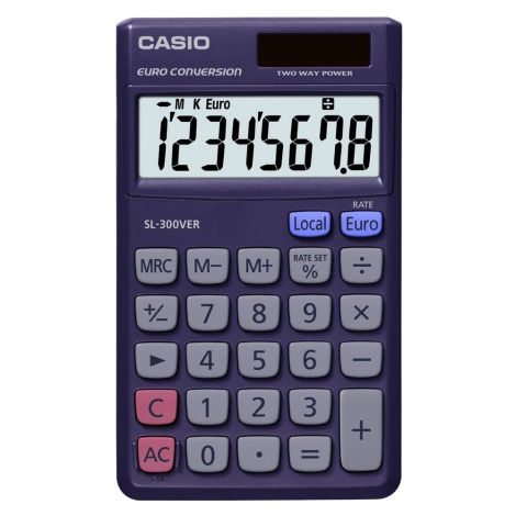 Casio - Taschenrechner 1xLR54 blau
