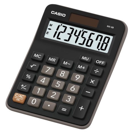 Casio - Tischrechner 1xLR1130 schwarz