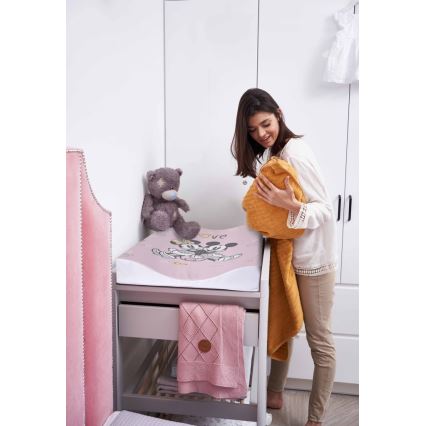 CebaBaby - Wickelauflage beidseitig COSY DISNEY 50x70 cm rosa