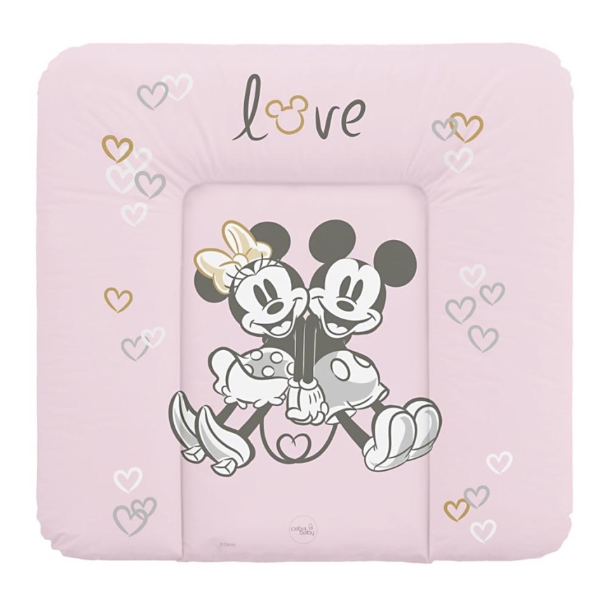 CebaBaby - Wickelauflage dreieckig DISNEY 75x72 cm rosa