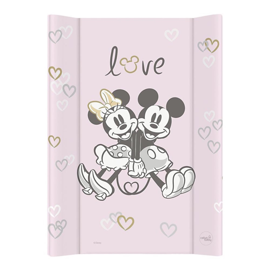 CebaBaby - Wickelauflage mit festem Brett beidseitig DISNEY 50x70 cm rosa