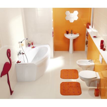 Cersanit K08-029 - Stand-WC mit Toilettensitz PRESIDENT Keramik/weiß