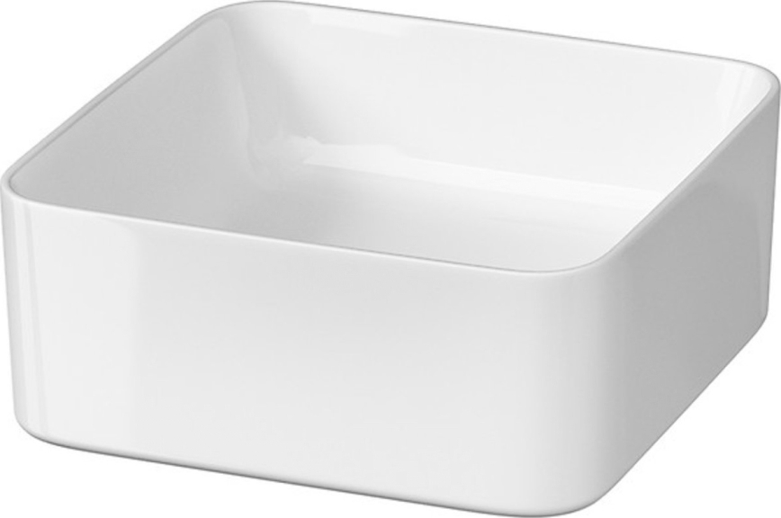Cersanit K114-007-ECO - Aufsatzwaschbecken CREA 35x35 cm Keramik/glänzend weiß
