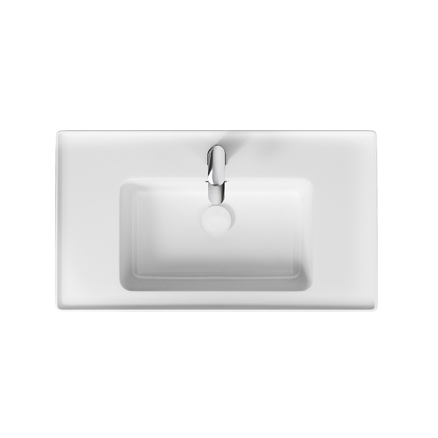 Cersanit K114-017 - Aufsatzwaschbecken CREA 44,5x80,5 cm Keramik/glänzendes Weiß