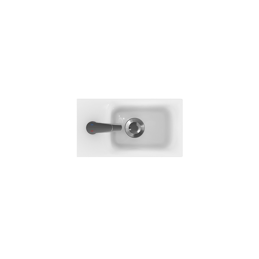 Cersanit K116-016 - Einbauwaschbecken MODUO 22 x 40 cm Keramik / glänzend weiß