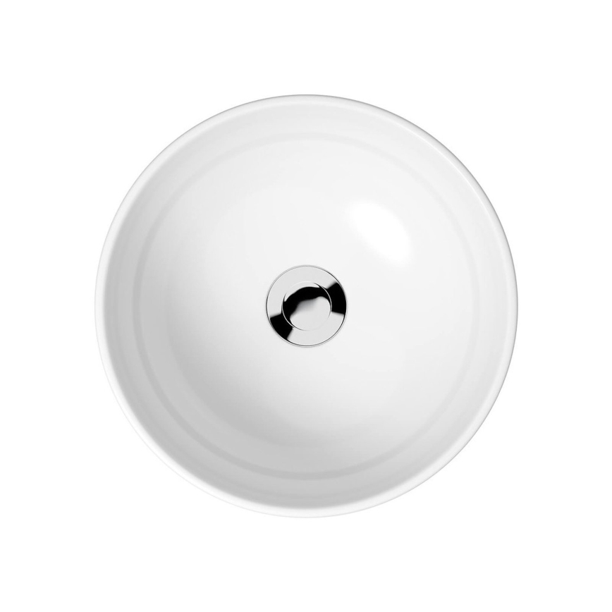 Cersanit K116-047-ECO - Aufsatzwaschbecken MODUO Ø 35 cm, Keramik / glänzend weiß