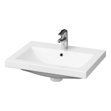 Cersanit K32-003-ECO - Einbauwaschbecken COMO 45x60 cm Keramik/hochglanzweiß