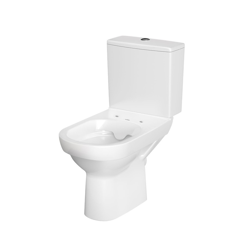 Cersanit K35-035 - Stand-WC CITY mit WC-Sitz, Keramik/weiß