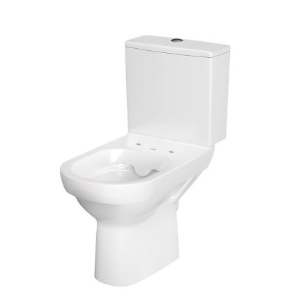 Cersanit K35-037 - Stand-WC mit WC-Sitz CITY Keramik/weiß